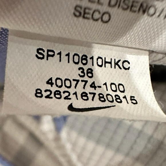 Nike Golf Shorts Plaid Pattern Casual Athletic Performance - Men's Size 36 - Picture 8 of 9